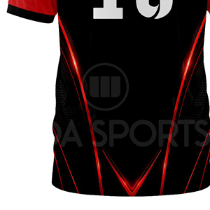 Camiseta de Cricket para Hombre, Diseño Personalizado por Sublimación, Camiseta Corta Estampada, Tejido Transpirable de Secado Rápido, Fabricante de Uniformes de Cricket para Equipos - Product Image 6