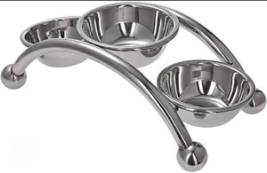 Stainless Steel 3-Tier salad <b>stand</b> for Buffet - Product Image 3