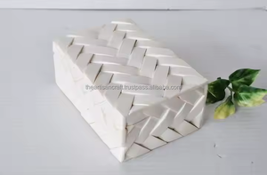 Caja de Joyería Cuadrada de Lujo India Hecha a Mano con Incrustaciones de Hueso, Opciones Personalizadas, Diseño Moderno para Decoración del Hogar, Artesanía para Bodas - Product Image 3