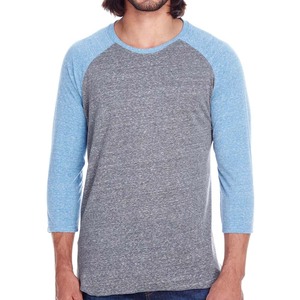 Men's Gray <b>Black</b> Raglan Sleeve <b>Long</b> Sleeve <b>T</b>-<b>Shirt</b> O-Neck Casual Oversized Regular 100% Cotton Solid Color Anti-Wrinkle 320g - Product Image 6