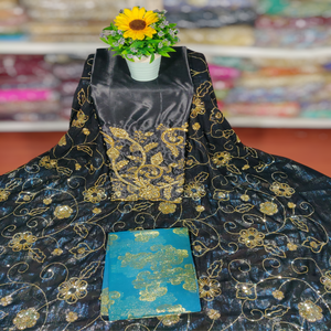 ผ้าชีฟองลายแจ็คการ์ดประดับลูกปัดหินโซมาเลียแบบดั้งเดิม คุณภาพดีที่สุด ทันสมัย สำหรับเด็กผู้หญิงโดยเฉพาะ - Product Image 1