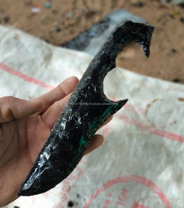 คริสตัลหินธรรมชาติทำด้วยมือสีดำหินออบซิเดียนพลอยและอินเดียอาเกตหัวลูกศรสำหรับใช้ในการรักษา - Product Image 4