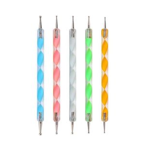 Set di 20 Nail Art Design pittura punteggiante disegno pennello pennello penna strumenti Gel UV Nail Brush - Product Image 3