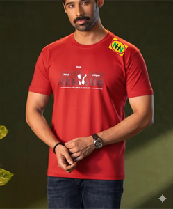 T-shirt ordinaire, T-shirt en coton pur imprimé à l'écran, T-shirt sur mesure, adapté aux hommes et aux femmes, fabriqué au Bangladesh - Product Image 2