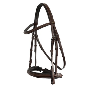 Bridon d'équitation en cuir et nylon de haute qualité, fabrication pakistanaise, vente en gros OEM pour chevaux - Product Image 2