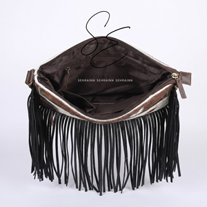 Handcrafted Cowhide Fringe <b>Sling</b> <b>Bag</b> Western Tooled Leather Crossbody Boho Tassel <b>Bag</b> for Women Turquoise <b>Bag</b> Cowgirl Purses - Product Image 6