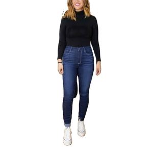 Pantalones de mezclilla ajustados de cintura alta azules de nueva moda para mujer, tallas grandes, venta al por mayor para damas, exportación desde Pakistán - Product Image 5