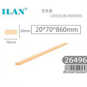 Listello in Legno Ilan 20x70x860mm per Progetti di Falegnameria - Product Image 3