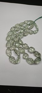 Perles de quartz améthyste vertes naturelles facettées style Mughal, 10x20 mm à 20x25 mm, qualité supérieure, pierres précieuses certifiées, vente en gros - Product Image 3