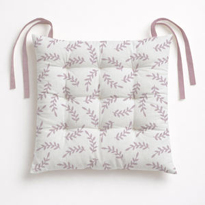 Cojín para Silla de Comedor, Funda Acolchada de Felpa con Lazos de Sujeción, Soporte Cómodo para Sillas de Hogar, Oficina y Restaurante - Product Image 1