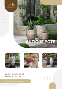 Atlantis AN857H70 Modern Galvanized <b>Ceramic</b> <b>Pot</b> and Planter for Home and Garden Decor and Mini Landscaping - Product Image 5