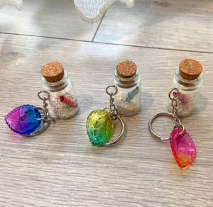 Llavero de Recuerdo Personalizado con Arena Natural en Botella, Diseño Animal, Impresión UV, Duradero - Product Image 3