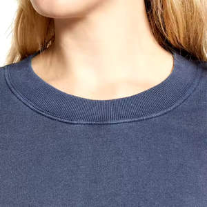 Sweat-shirt long d'hiver pour femme, en molleton, coupe ample, personnalisable, haute qualité, épaules tombantes - Product Image 3