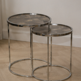 Modern Round <b>Coffee</b> <b>Table</b> with Marble Top and Metal Frame Living Room Furniture Decorative Accent <b>Table</b> - Product Image 3