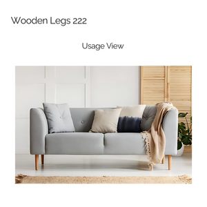 Wooden <b>Legs</b> for <b>Table</b>, Sofa, Furniture Round Shape Wooden <b>Legs</b>, Solid Wood <b>Legs</b> for Sofa - Product Image 4
