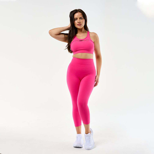 Ensemble de yoga pour femmes, vêtements de sport confortables, haut extensible, leggings taille haute, vêtements de sport respirants - Product Image 2