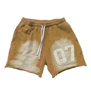 Pantalones Cortos Deportivos Casuales Holgados para Hombre, Personalizados, de Algodón Grueso Lavado, con Efecto Ácido - Product Image 6