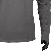 T-shirt à manches longues en coton mélangé éponge 240 GSM personnalisé pour homme, impression 3D, col rond, streetwear, fabricant OEM