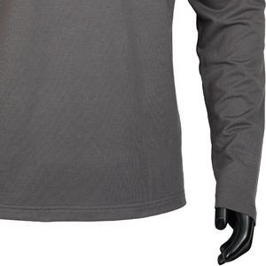 เสื้อยืดแขนยาวผ้าคอตตอนเทอร์รี่ผสมสแปนเด็กซ์ 240GSM แบบกำหนดเองสำหรับผู้ชาย พิมพ์ลาย 3 มิติ คอกลม สตรีทแวร์ ผู้ผลิต OEM - Product Image 5