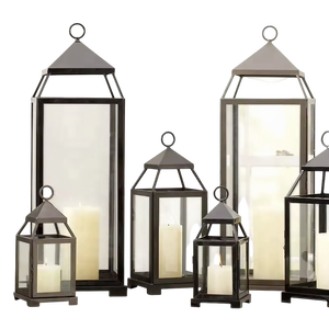 Portavelas de hierro blanco con patrón cortado a láser, centro de mesa duradero para decoración del hogar al mejor precio, linterna de diseño moderno - Product Image 5