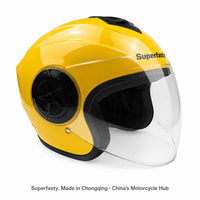 Casque de moto unisexe de luxe personnalisé en PP pour les trajets quotidiens, casque de moto de qualité supérieure, universel quatre saisons