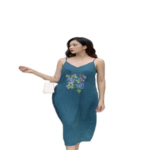 Fashion Pleated Asymmetric Bodice Internal <b>Elastic</b> Strap Long Sleeve Formal Metallic V-neck Print Embroidery <b>Dress</b> for Women - Product Image 1