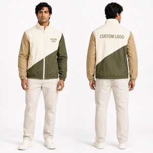 Veste coupe-vent pour homme de golf, personnalisable, vente en gros, ventilée, résistante aux intempéries, athlétique, urbaine, quotidienne, club, académie, tournoi, vente au détail, revente - Product Image 1