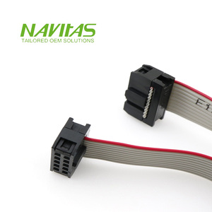 Conectores IDC de paso de 10 pines y 2,54mm, Cable de cinta plana, montaje de Cable Awm 2651 - Product Image 1
