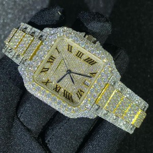Relojes de Edición Limitada Mecánicos con Cristales de Zafiro, Estilo Hip Hop Clásico Unisex, Joyas de Belleza Hechas a Mano, con Moissanita VVS1 - Product Image 1