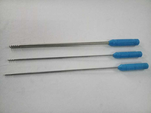 Nouvelles 3 aiguilles à vis pour myome en acier inoxydable, laparoscopiques manuelles, 5mm/10mmx330, instruments chirurgicaux réutilisables par Mahfooz Instruments - Product Image 4