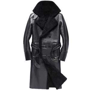 Solid Trader Light Weight Top Quality Smooth Real Hide Heavy Duty Longline Protective Winter Clothing Womens <b>Long</b> <b>Leather</b> <b>Jacket</b> - Product Image 2