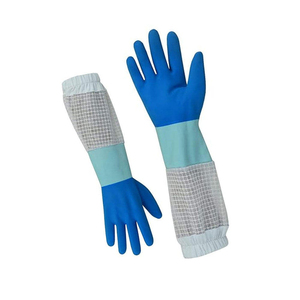 Gants d'apiculture respirants en cuir à manches longues pour la protection contre les piqûres lors des travaux en apiculture, vente en gros OEM - Product Image 3