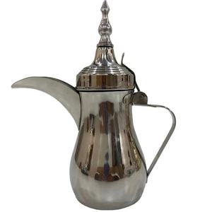 Customized <b>Arabic</b> Dallah Coffee Kettle Gold Finish Elegant Coffee Server Pot for Ramadan Eid Gifts and Hospitality In Brass - Product Image 3