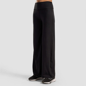 Leggings chauds tricotés pour femme, taille haute élastique, longueur intégrale, doux, extensibles, séchage rapide, écologiques, coupe ajustée, fabrication OEM - Product Image 3