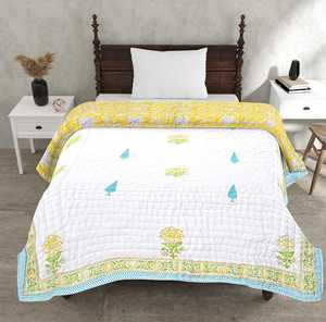 Manta de Lujo con Gran Motivo Floral, Microfibra de Poliéster Coreana, 600 Hilos, Reversible, Tamaño Personalizado, Impresión a Mano, Transpirable, para Uso Hotelero - Product Image 5