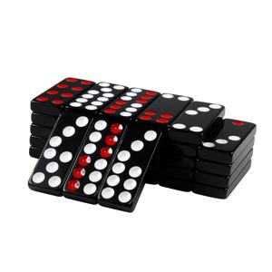 Resin crats dice dominoes <b>Puzzle</b> Children Board <b>Games</b> Eco-friendly Gift Box Red Custom Color Double 6 Domino <b>Game</b> Set - Product Image 5
