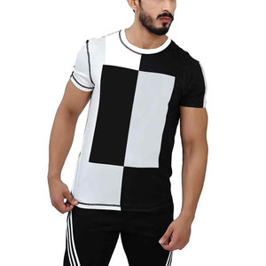 T-shirt pour homme en gros, conçu avec un matériau respirant offrant un confort léger et une coupe flexible, personnalisable - Product Image 5