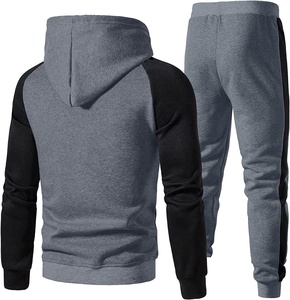 Conjunto de chándal de poliéster para correr, Pantalón deportivo con capucha, jersey de manga larga con cremallera, ropa para gimnasio - Product Image 6