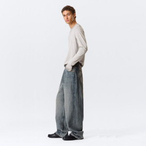 Dernier design, meilleure qualité, jean en denim pour homme, taille haute, coupe droite, respirant, écologique, décontracté, style streetwear - Product Image 3