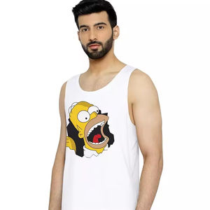 Débardeurs de sport pour homme à séchage rapide, unis, pour la sublimation, pour la course, l'exercice musculaire et la gym, vente en gros - Product Image 5