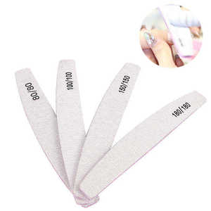 Double-Sided Emery <b>Nail</b> File 180 Grit Reusable Sandpaper <b>Nail</b> Care Tool 25PCS Straight Pattern - Product Image 1