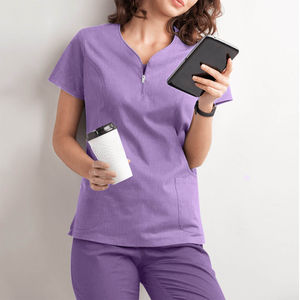 Wholesale Custom Scrubs <b>Nursing</b> Uniform Tops Clinical Medical Scrubs Uniforms Medical Scrubs Tops for Hospital - Product Image 6