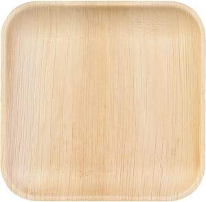 Premium Palm Leaf Plates Biodegradable <b>Heavy</b> <b>Duty</b> Natural Dinnerware Set For Elegant Wedding Catering And Events - Product Image 3