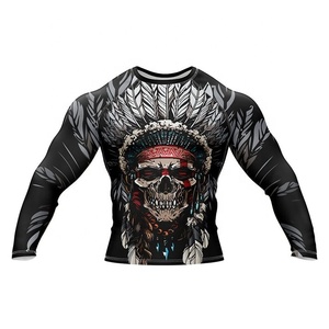 Camiseta de Compresión Personalizada, Transpirable, Anti-UV, para Mujer, Manga Larga, para Jiu Jitsu Brasileño, MMA, Poliéster/Spandex, Fortleo - Product Image 5
