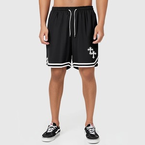 Pantalones Cortos Deportivos para Hombre, Tejidos, de Cintura Media, con Bloques de Color, Transpirables, de Secado Rápido, con Bolsillos, Estampado Gráfico, para Baloncesto y Running - Product Image 6