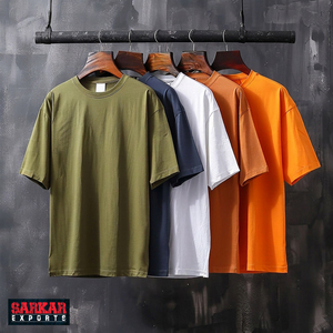T-shirt Homme Col Rond Manches Courtes Coupe Classique Écologique Tissé Uni 100% Coton Imprimé par Transfert Thermique Jeunesse Campus - Product Image 3