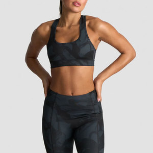 Soutien-gorge court Y-Back pour femme, sublimation, haute qualité, pour l'été, décontracté, entraînement extérieur, fitness, coupe ajustée, Spandex Nylon - Product Image 4
