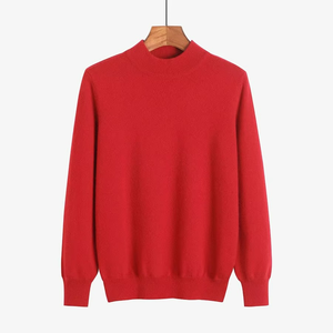 Suéter de Punto Sólido para Mujer, Estilo Kawaii, Cuello Redondo, Informal, Suéter Mujer, Tops, Jersey Dulce de Manga Larga para Mujer - Product Image 4