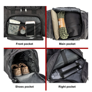 Bolsa Deportiva Unisex de Poliéster Resistente, Menos de 20L, con Correa Ajustable, Cierre de Cremallera, Compartimento Interior, para Viajes y Deportes Casuales - Product Image 6