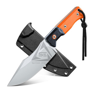 Cuchillos de Hoja Fija con Mango de Madera de Alta Calidad para Bricolaje - Accesorios para Exteriores de Acero Inoxidable y Damasco Personalizables OEM - Product Image 1